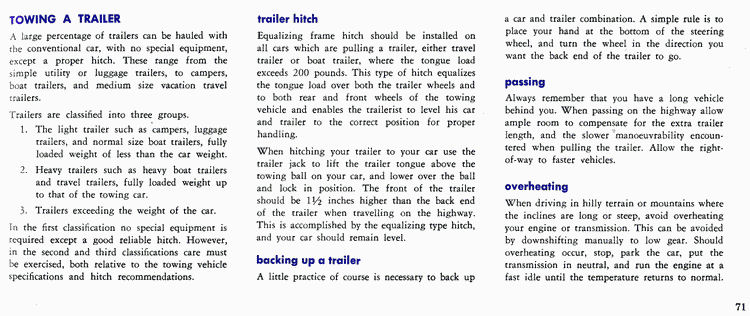 1965 Ford Owners Manual Page 52